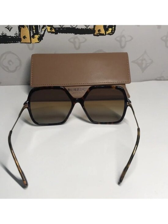 New Authentic Burberry BE4324 Isabella Sunglasses – Havana Frame / Gradient Lens main image 9
